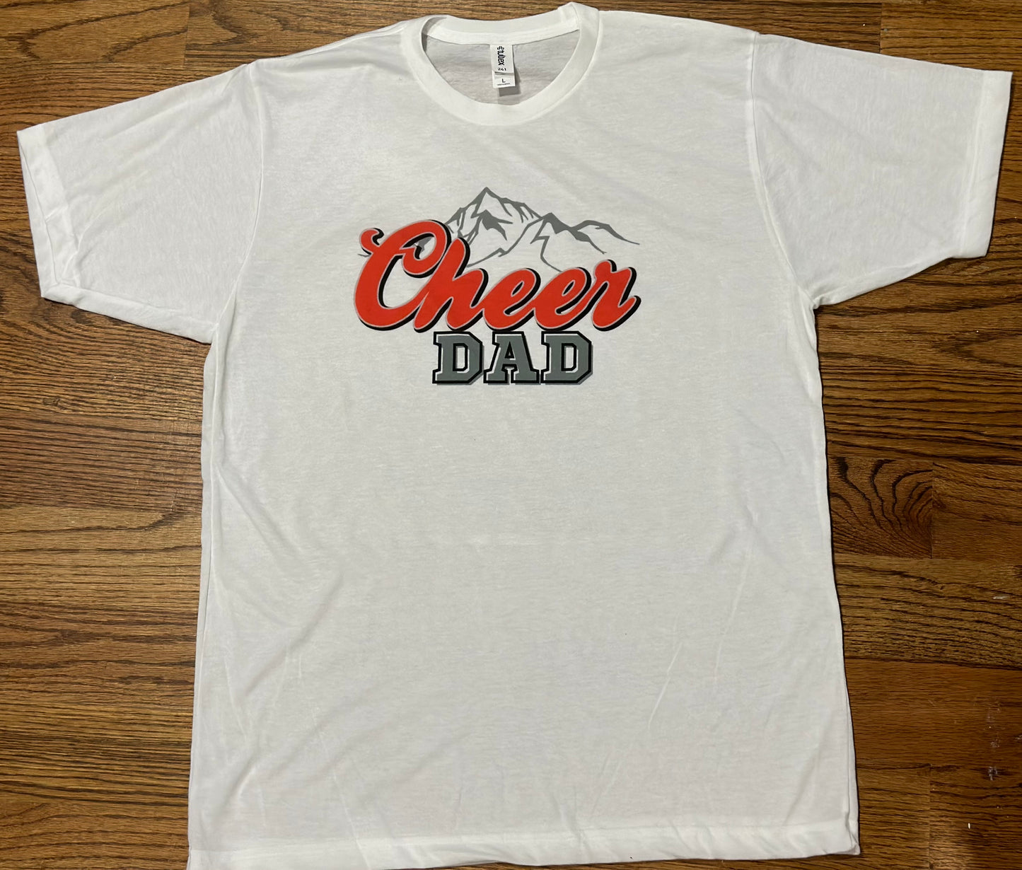 Mom and Dad cheer shirt