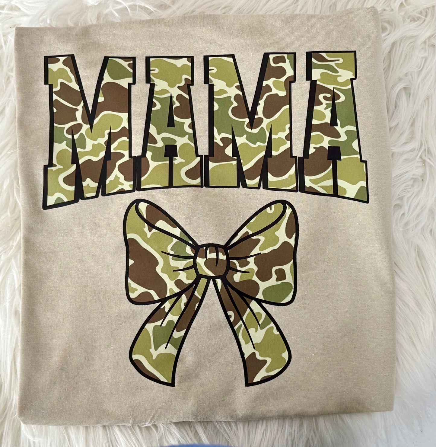 Camo Mama tee shirt
