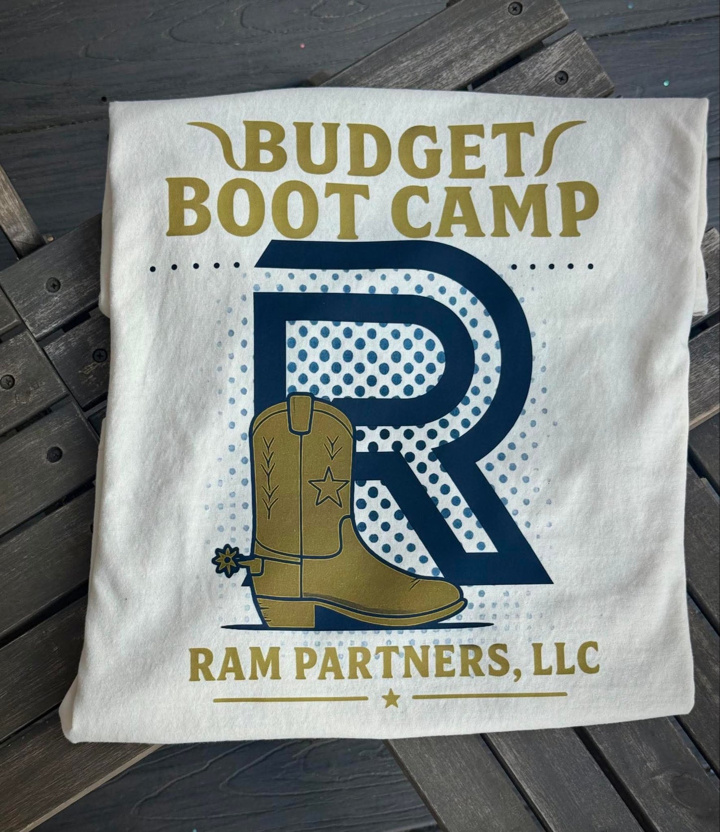 Budget boot camp ram partner tee shirt