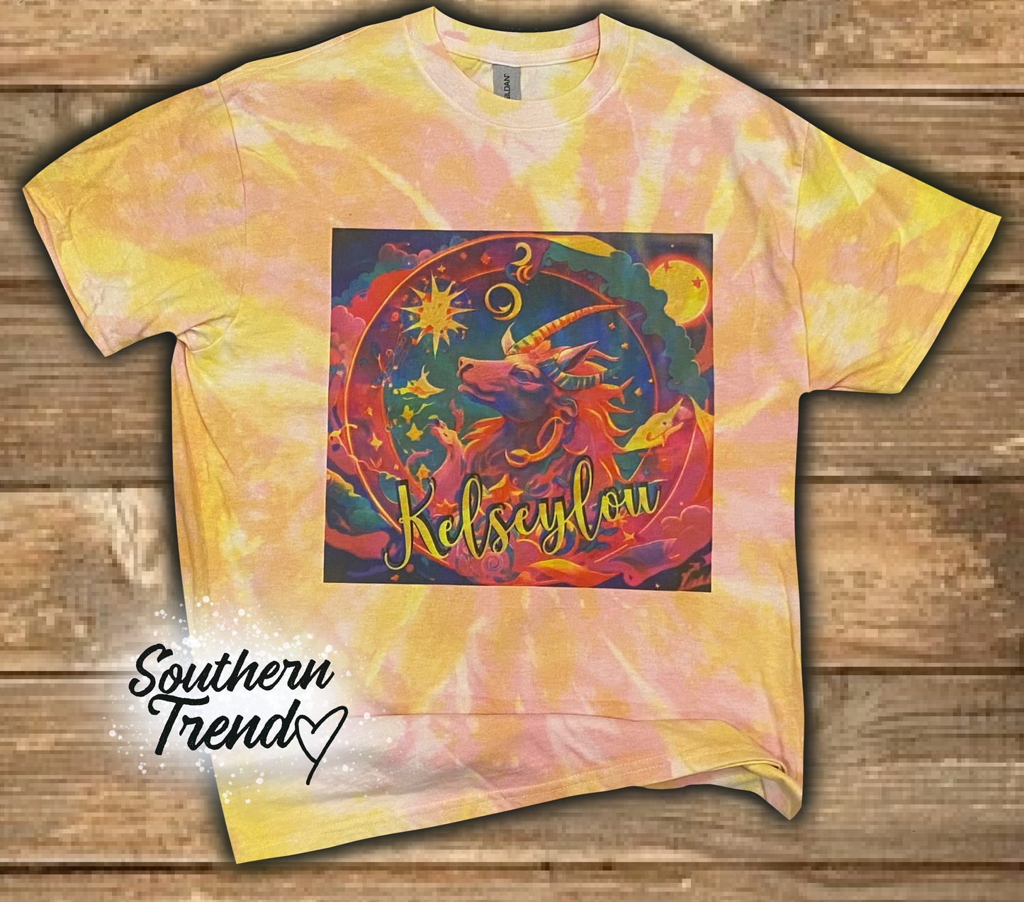 Tie unicorn tee shirt