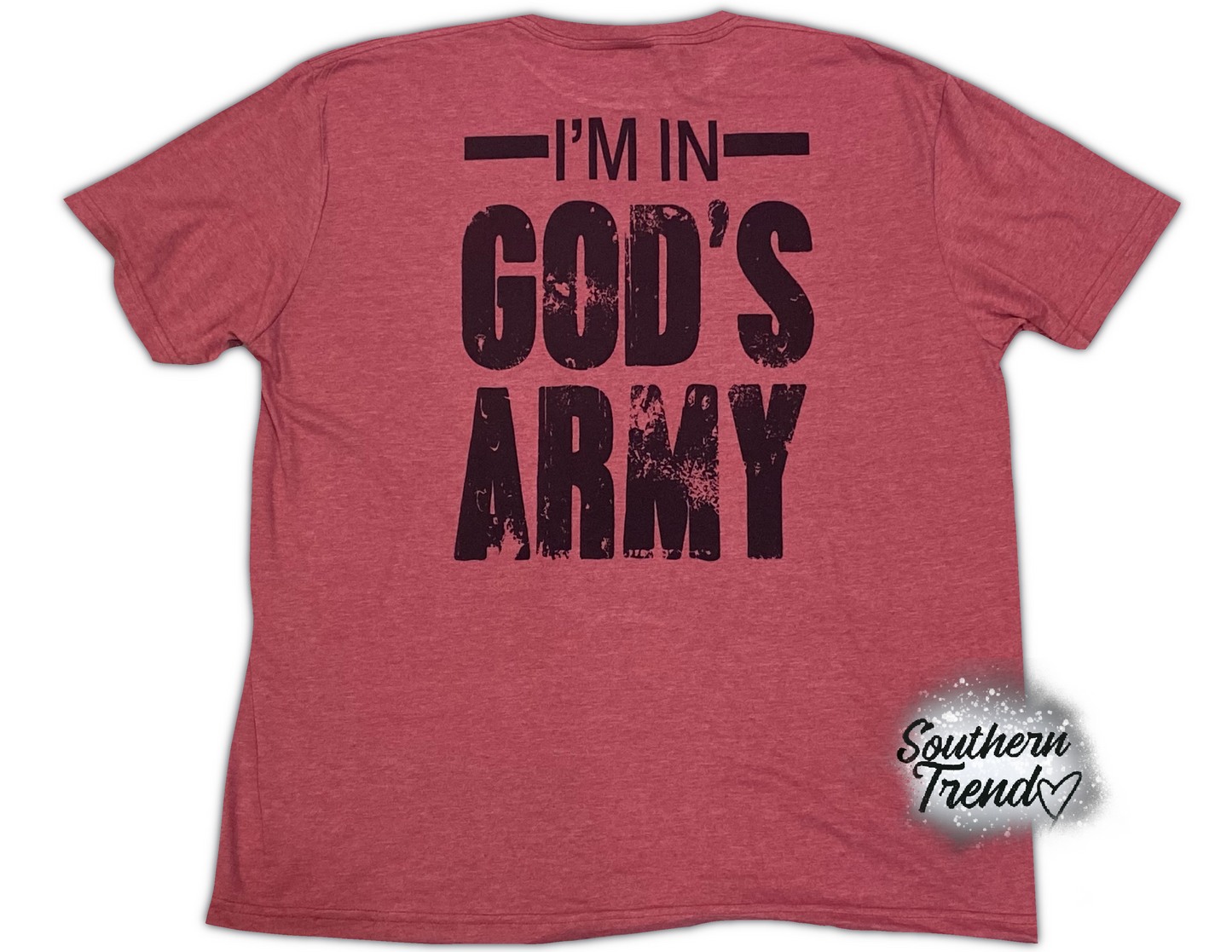 In gods army tee shirt