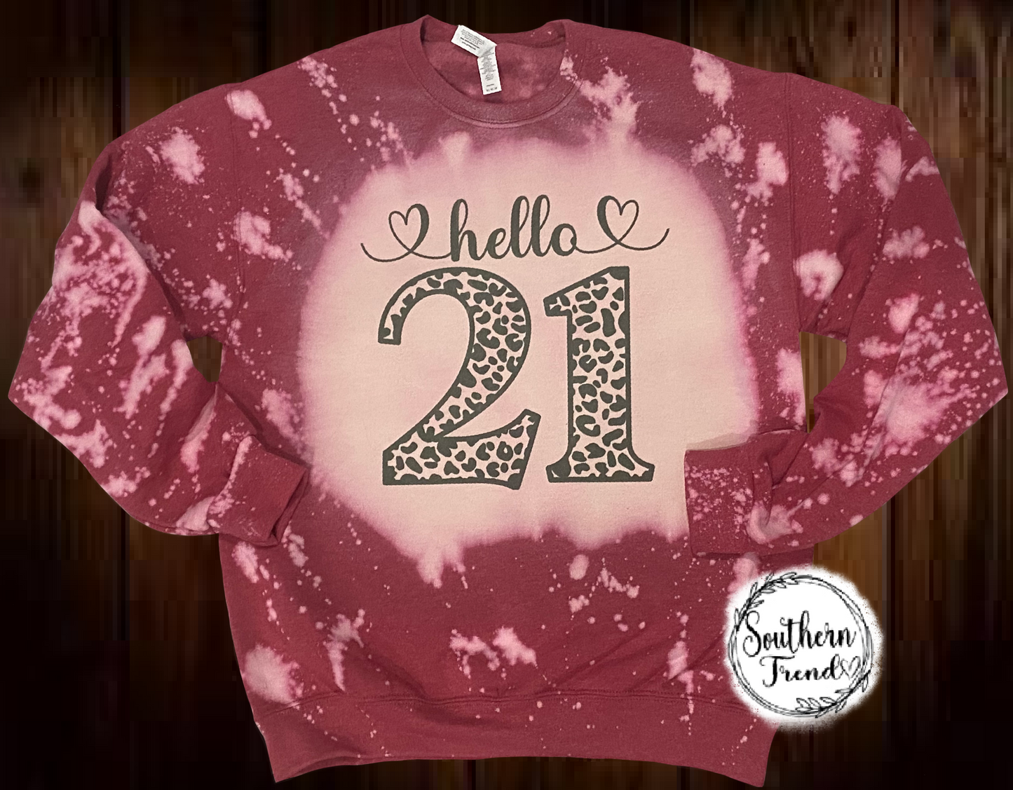 Hello 21 crewneck