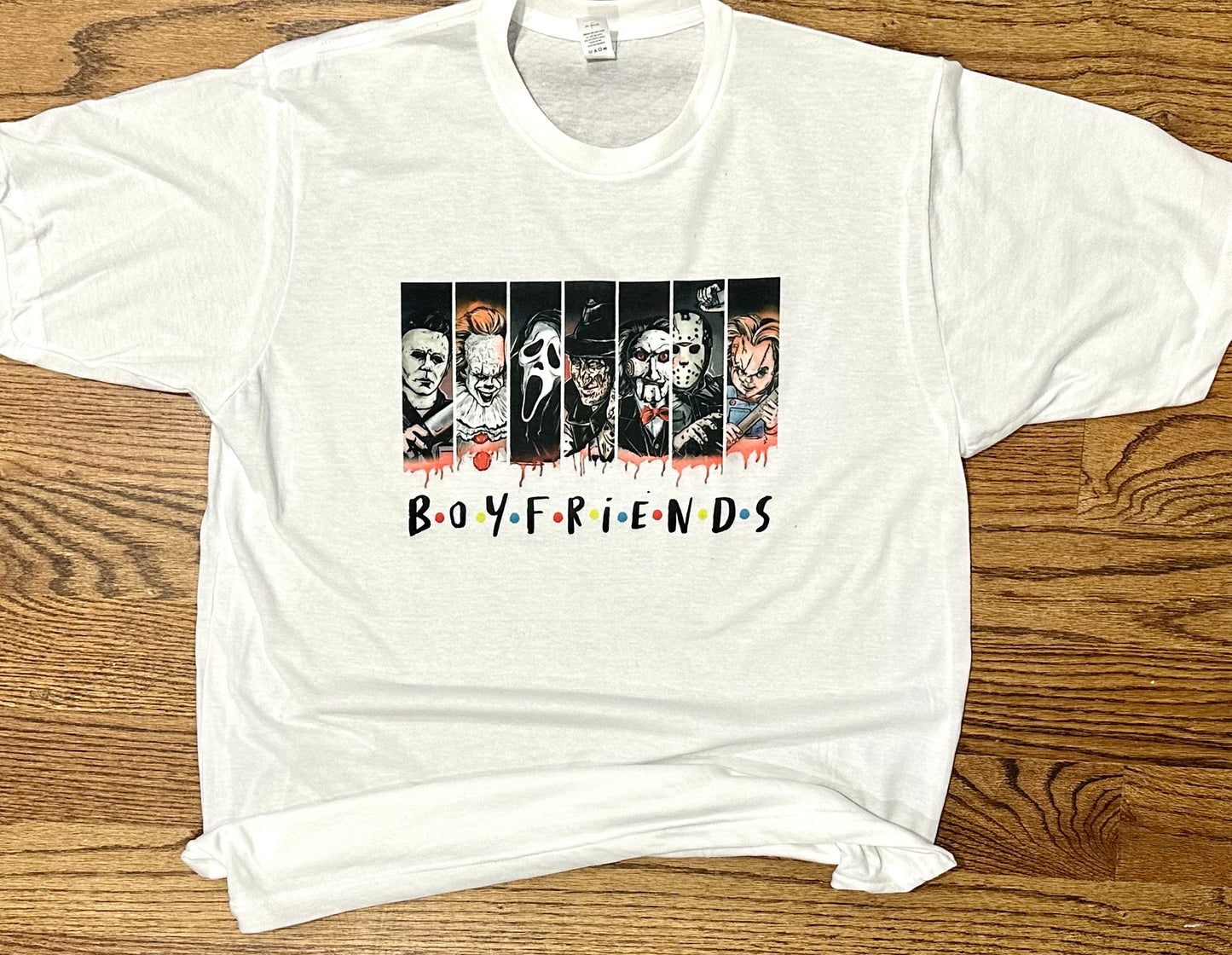 Scary movie boyfriends tee shirt