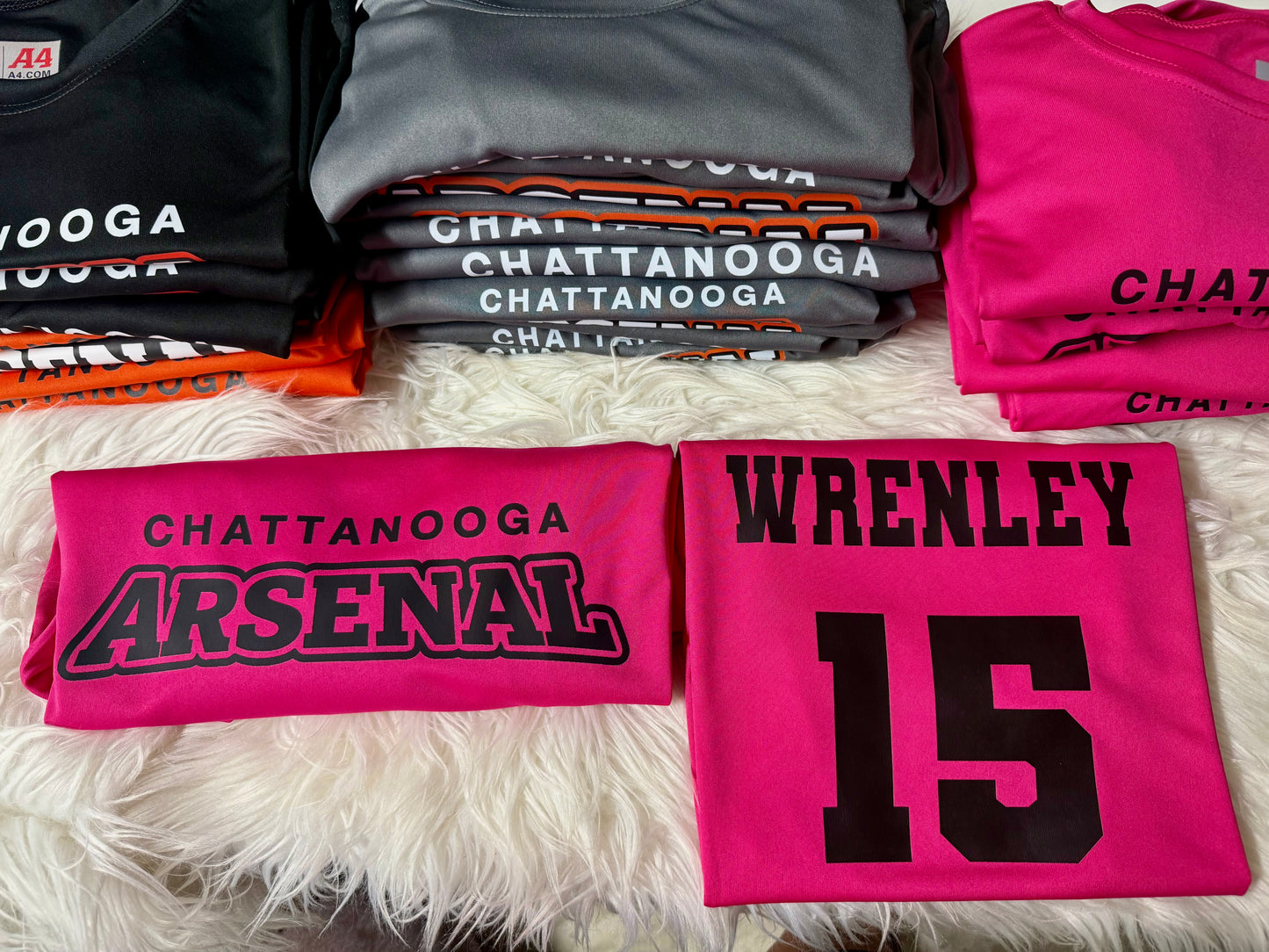 Arsenal practice shirts