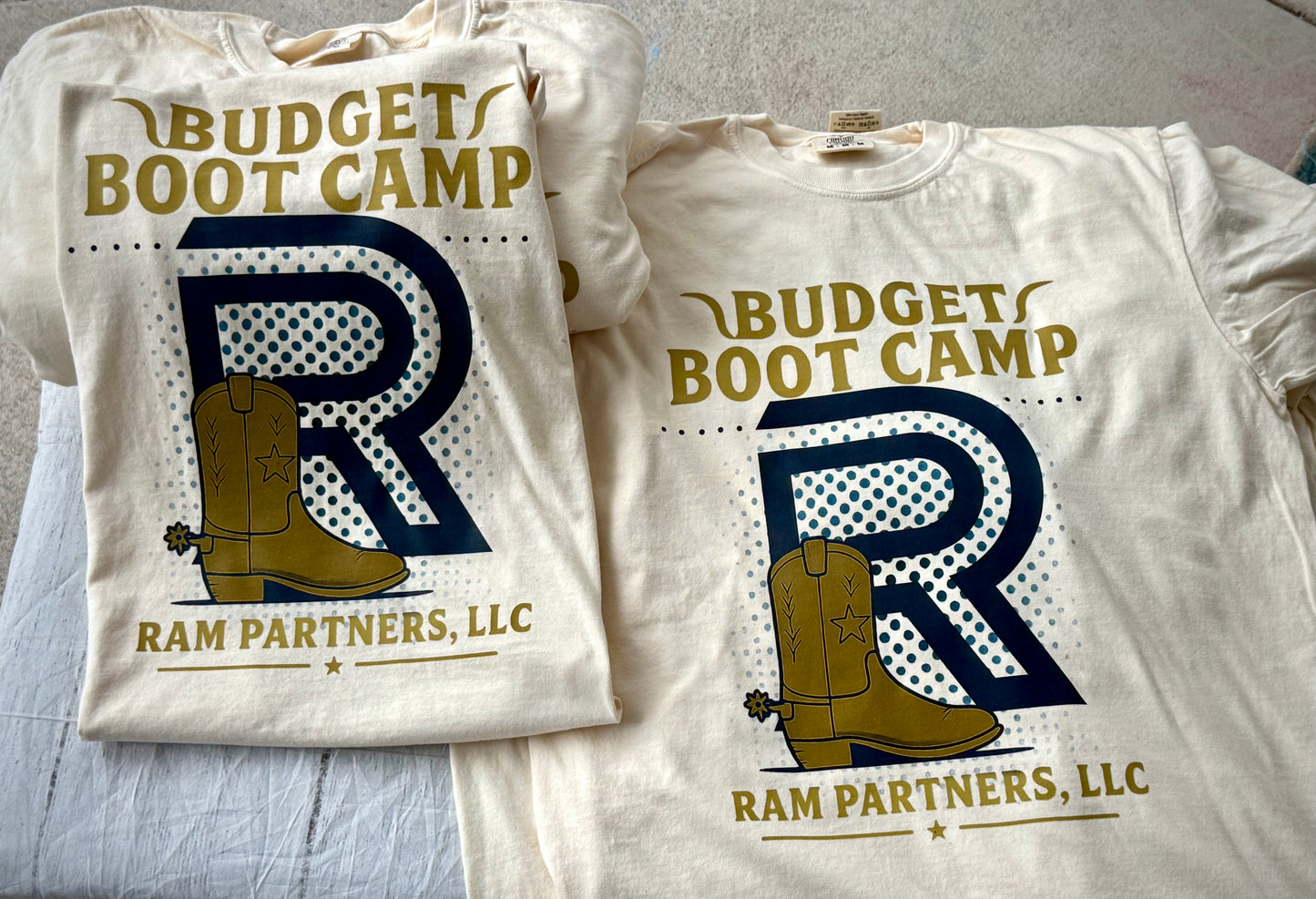 Budget boot camp ram partner tee shirt