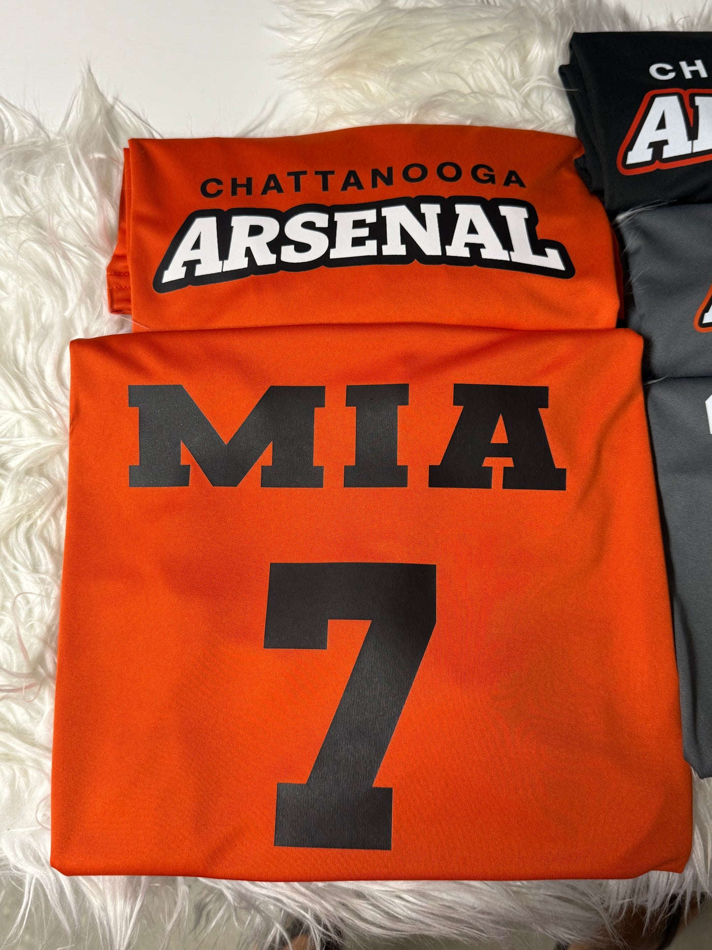 Arsenal practice shirts