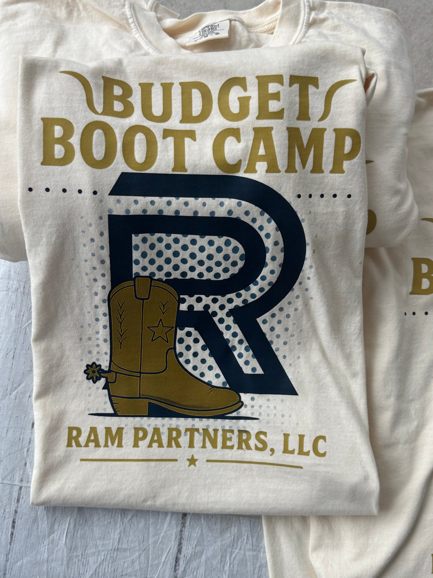 Budget boot camp ram partner tee shirt