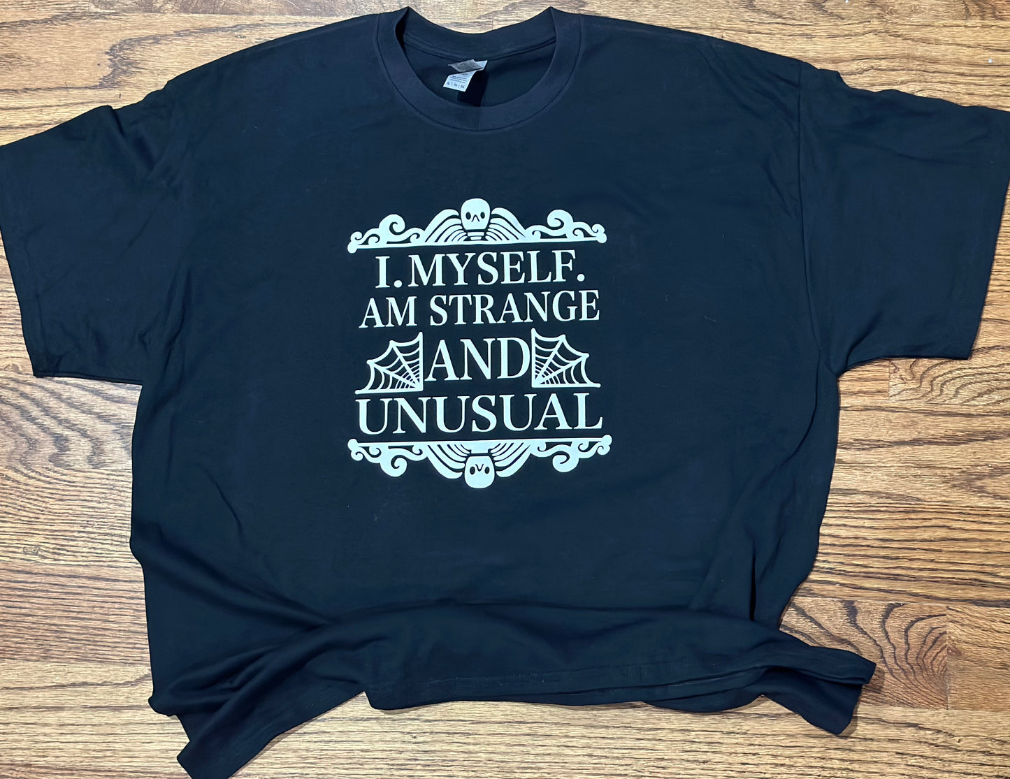 I myself is strange and unusual tee shirt