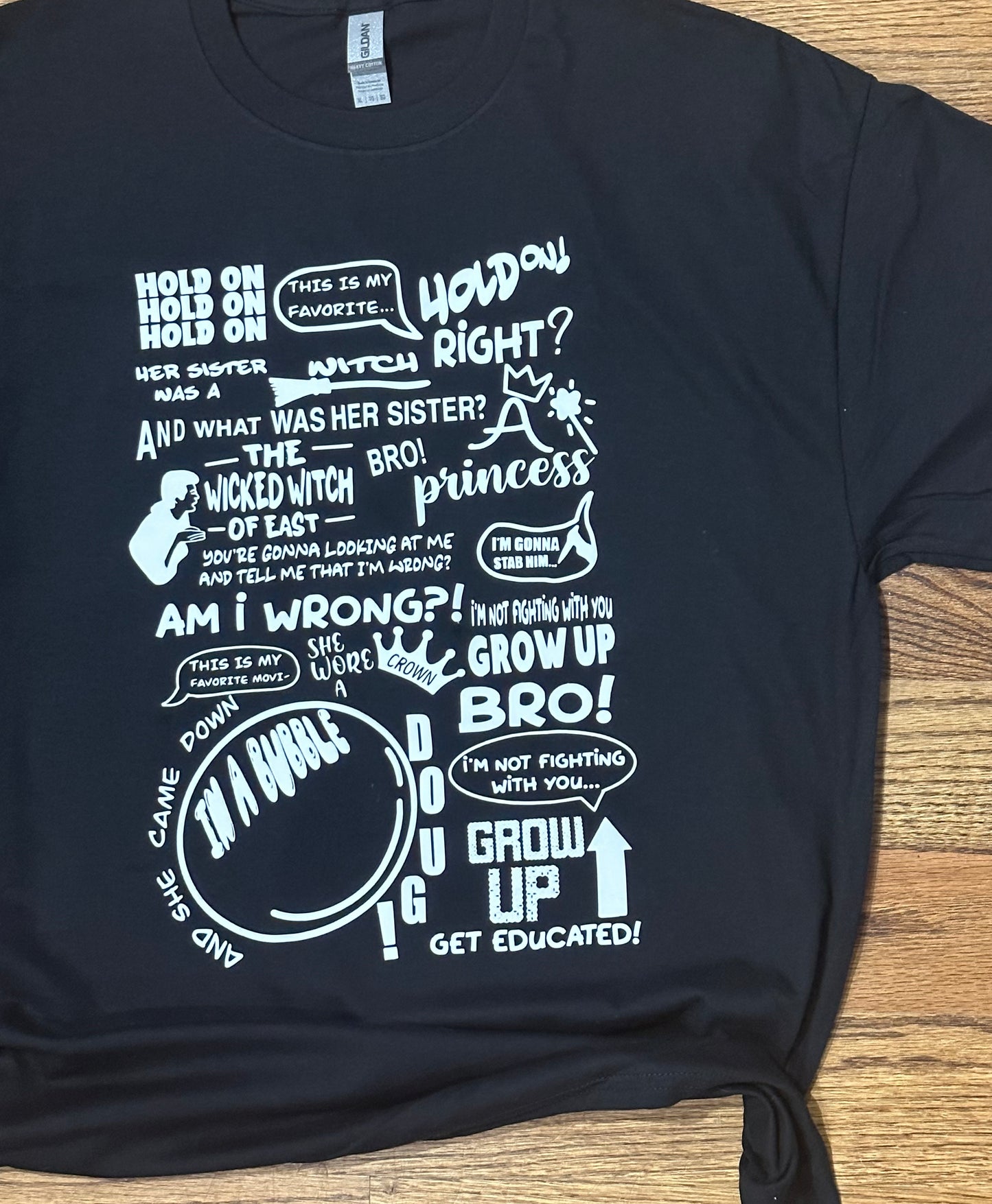 Wicked witch of the east bro tee shirt