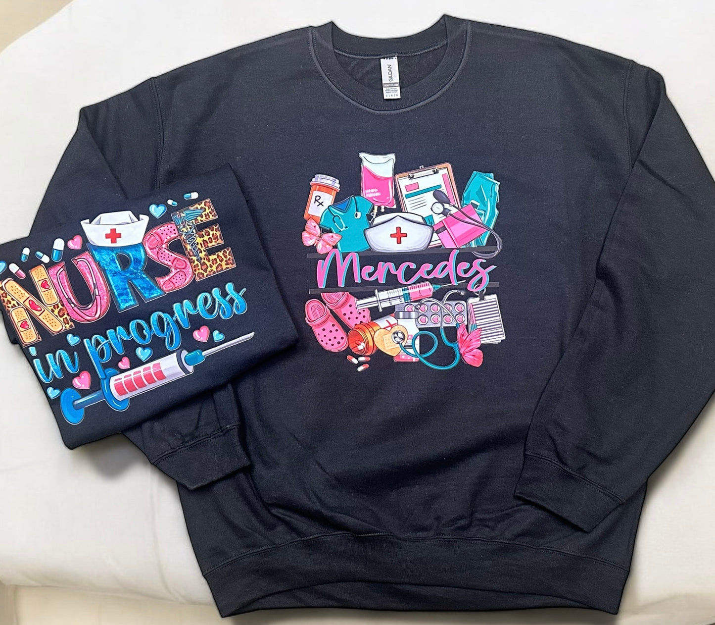 Nurse sweatshirt \ tee shirt bundle