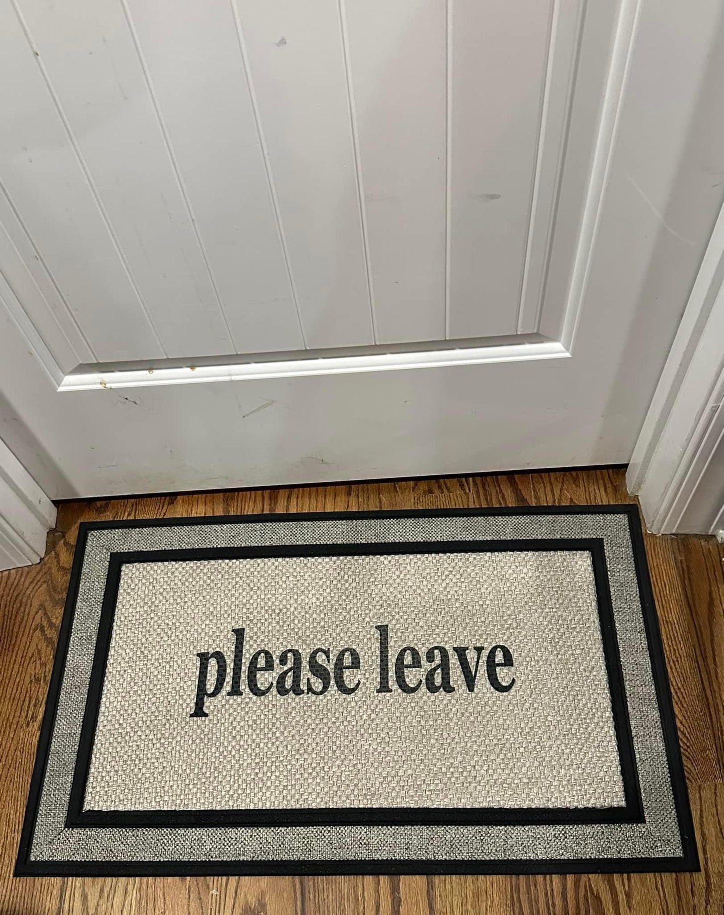 Custom welcome mat