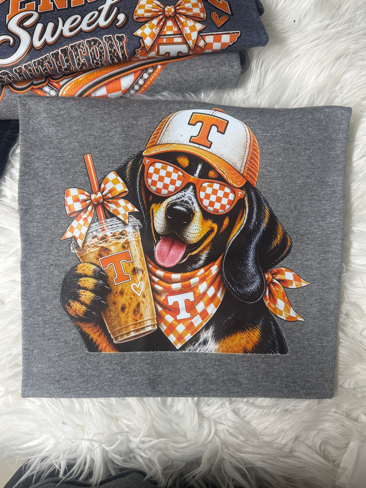 Tennessee Dog & Iced Coffee Graphic Tee