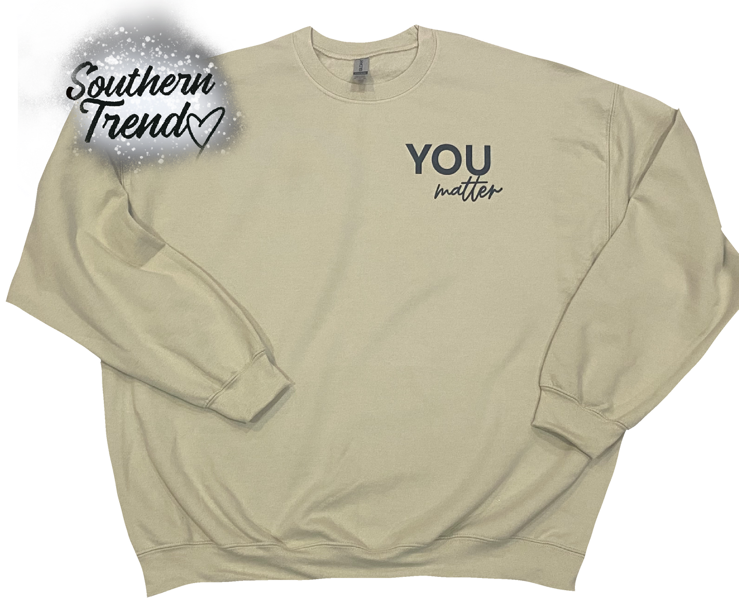 You matter cream crewneck sweatshirt