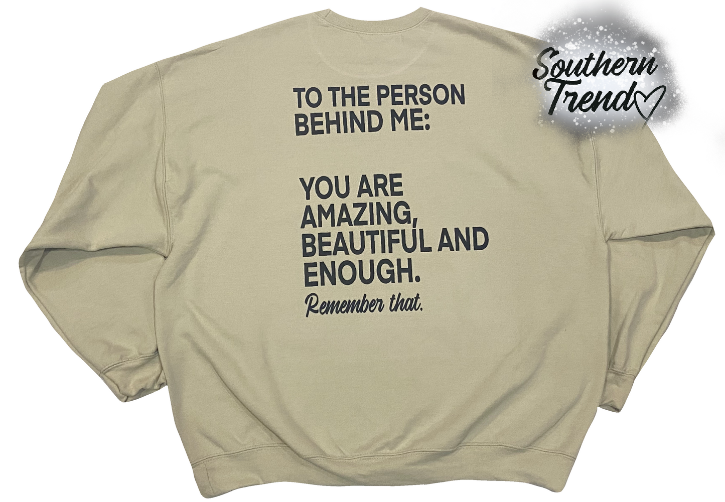 You matter cream crewneck sweatshirt