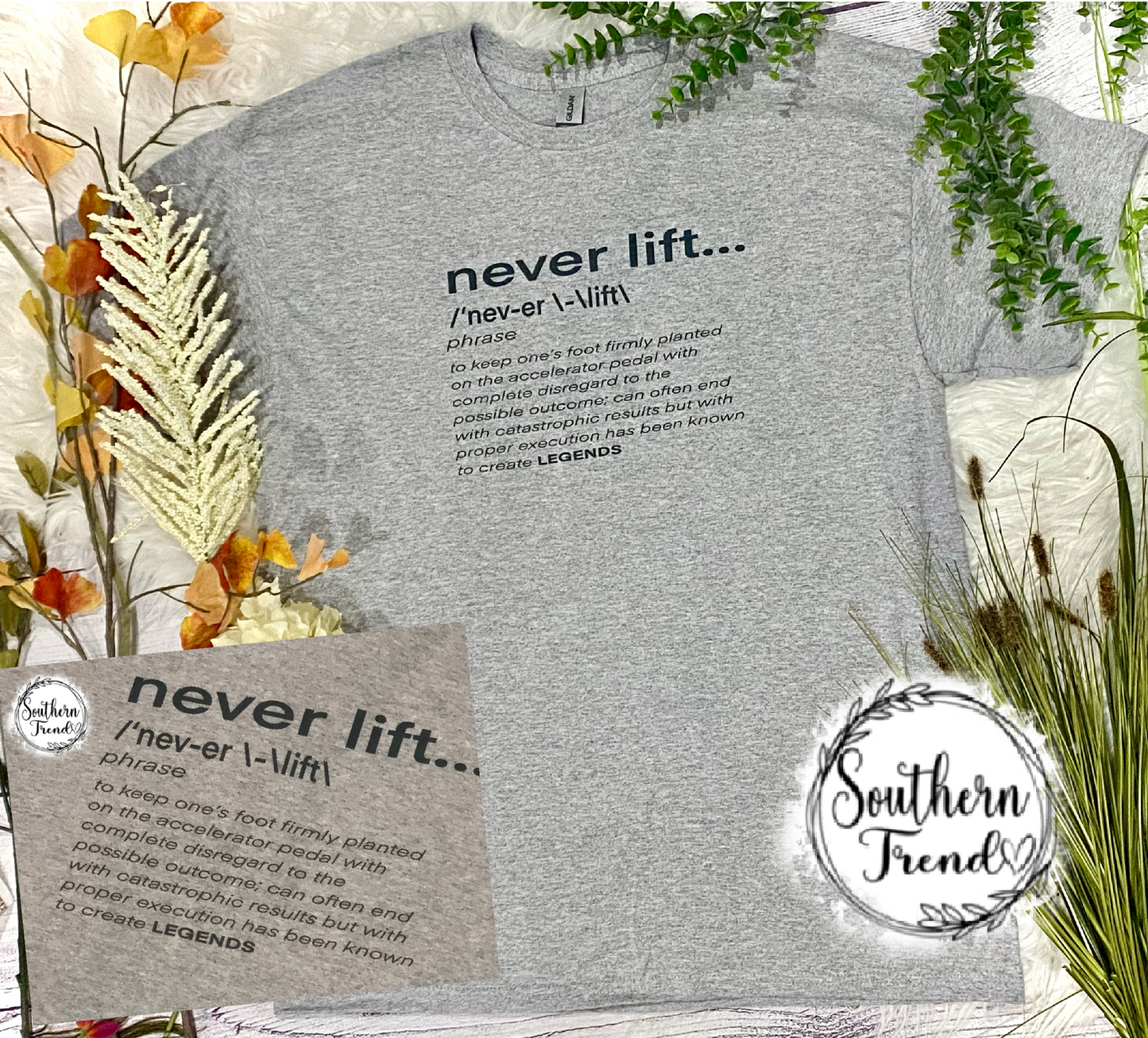 Never lift defines legend