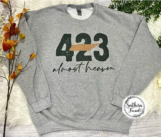 423 Chattanooga TN almost heaven crewneck