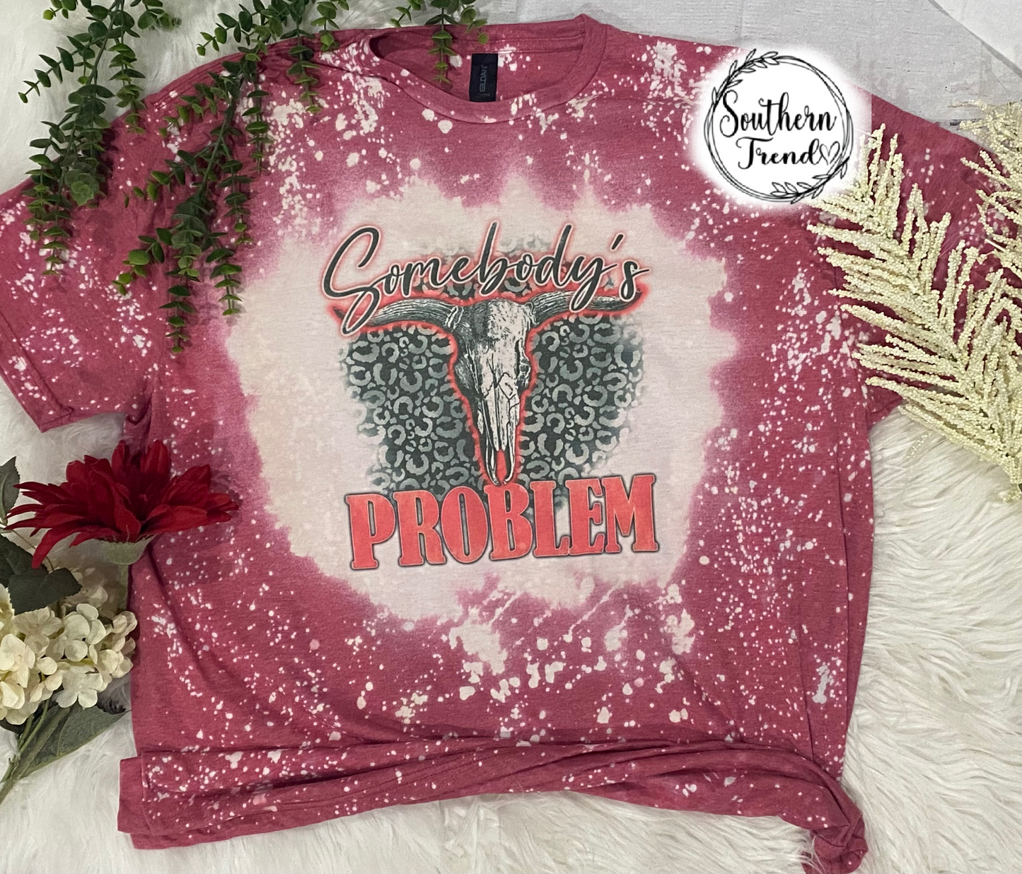 Somebody’s problem bleached tee shirt