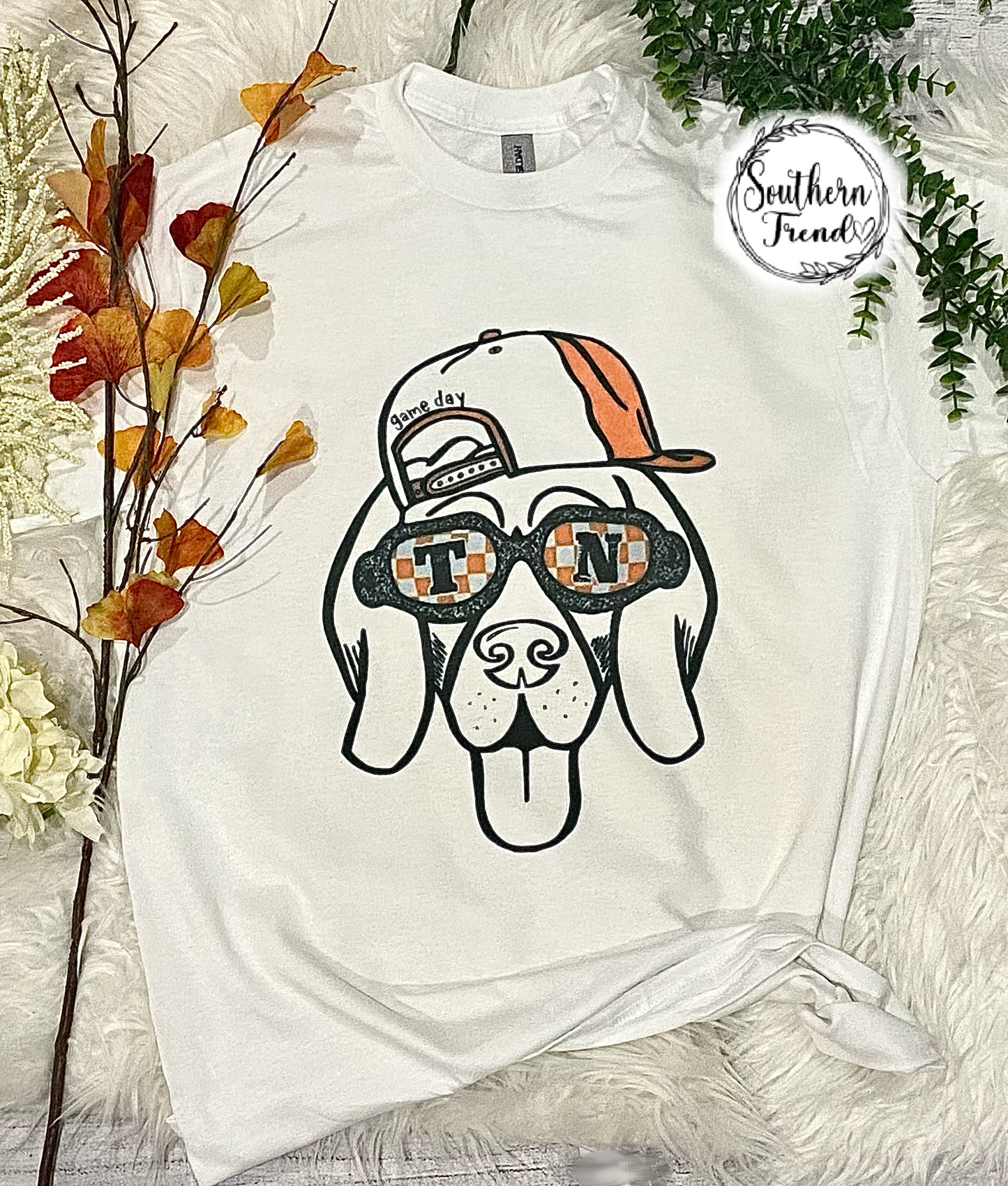 Tennessee gameday coonhound tee shirt